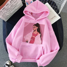 Load image into Gallery viewer, Ariana Grande Thank You Next Harajuku Graphic Hoodie Women 90s Ullzang 7 Rings Funny Sweatshirt Don't Call Me Angel Hoody Female