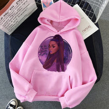 Load image into Gallery viewer, Ariana Grande Thank You Next Harajuku Graphic Hoodie Women 90s Ullzang 7 Rings Funny Sweatshirt Don't Call Me Angel Hoody Female