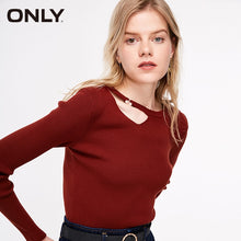 Load image into Gallery viewer, ONLY winter Shoulder Hollow Out long sleeve Women Slim Fit  Pullover Sweater | 119124530